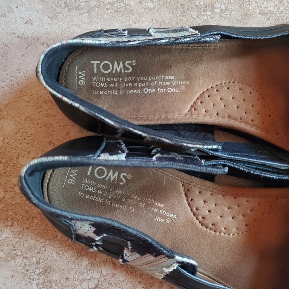 •Tom's alpargata huarache multi-woven slip-on•Women's size 6 US/36 EU - Picture 10 of 11